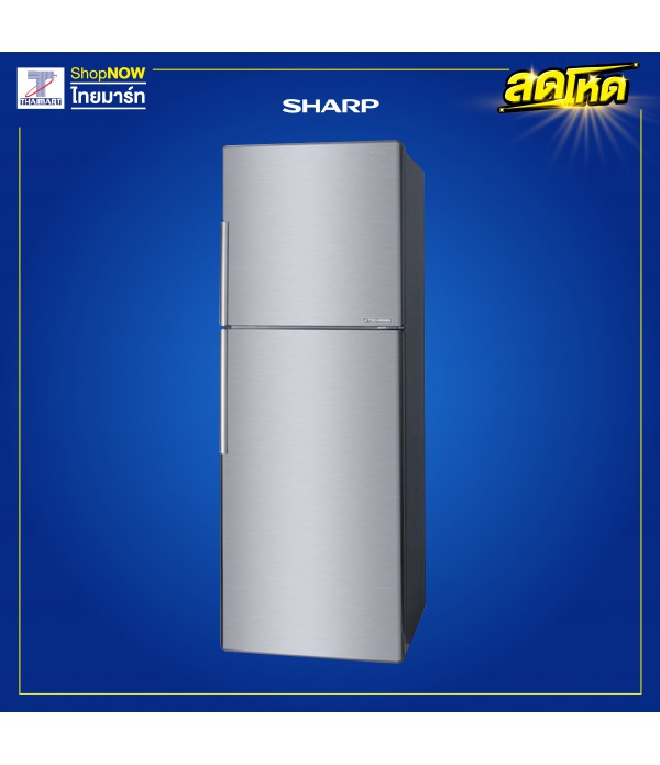 SHARP ตู้เย็น 2 ประตู ขนาด 10.3 คิว รุ่น SJ-X300TC-SL